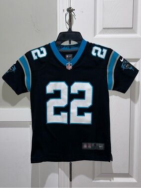 Carolina Panthers Kids #22 Christian McCaffrey Jersey Youth
